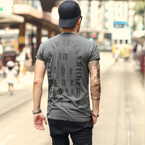 summer new men back letter printing t-shirt men's casual round neck cotton casual short sleeve t-shirt brand clothing t4333, White;black
summer new men back letter printing t-shirt men's casual round neck cotton casual short sleeve t-shirt brand clothing t4333, White;black