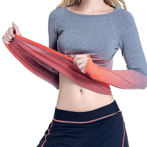 long sleeve yoga compression tights sport shirt women sport sportswear fitness quick dry running sports z1, White;red
long sleeve yoga compression tights sport shirt women sport sportswear fitness quick dry running sports z1, White;red