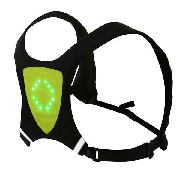 reflective safety vest with 30 led signals cycling vest men women with led signals luminous warning running #2h18, Black
reflective safety vest with 30 led signals cycling vest men women with led signals luminous warning running #2h18, Black