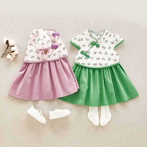 2 pieces fashion summer kids baby girls dresses chinese traditional dress vintage short sleeve dress floral clothing, Red;yellow
2 pieces fashion summer kids baby girls dresses chinese traditional dress vintage short sleeve dress floral clothing, Red;yellow
