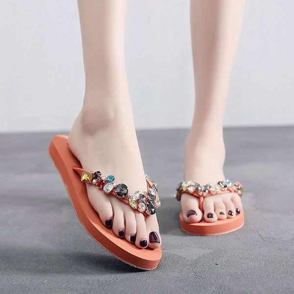 youyedian 2019 summer flip flops bohemia crystal slippers women low heel flat slides beach women slippers shoes, Black
youyedian 2019 summer flip flops bohemia crystal slippers women low heel flat slides beach women slippers shoes, Black
