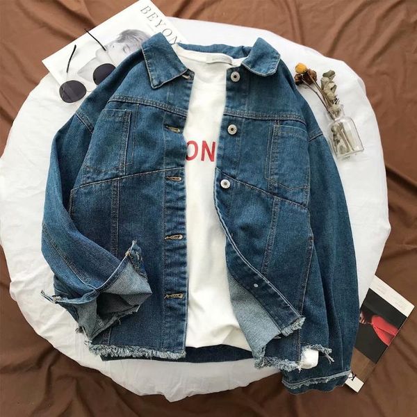 2019 hong kong стиль новый стиль куртка мужская сыпучие повседневные джинсы coat ins harajuku ветер подростковая trend tops, Black;brown
2019 hong kong стиль новый стиль куртка мужская сыпучие повседневные джинсы coat ins harajuku ветер подростковая trend tops, Black;brown