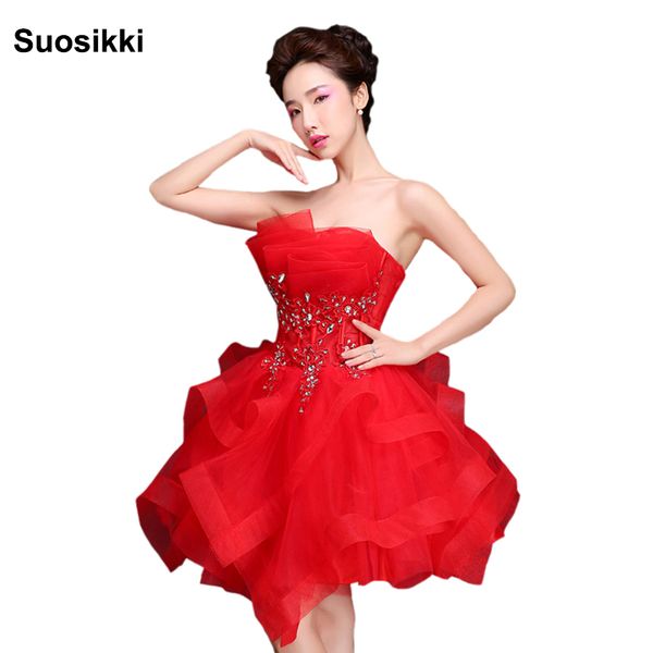 suosikki vestido de noiva strapless wine asymmetrical cocktail dresses formal evening party gown mini dresses, White;black
suosikki vestido de noiva strapless wine asymmetrical cocktail dresses formal evening party gown mini dresses, White;black