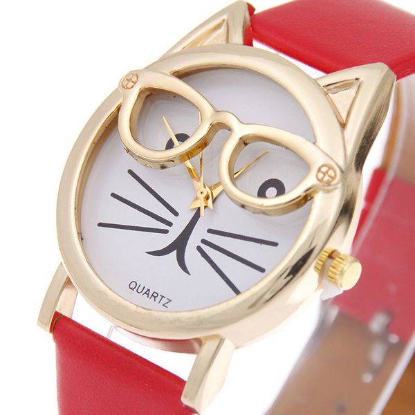 горячие продажи очки cat watch мода кожаный ремешок материал корпуса нержавеющая наручные часы женские часы кварцевые часы zegarek damski, Slivery;brown
горячие продажи очки cat watch мода кожаный ремешок материал корпуса нержавеющая наручные часы женские часы кварцевые часы zegarek damski, Slivery;brown