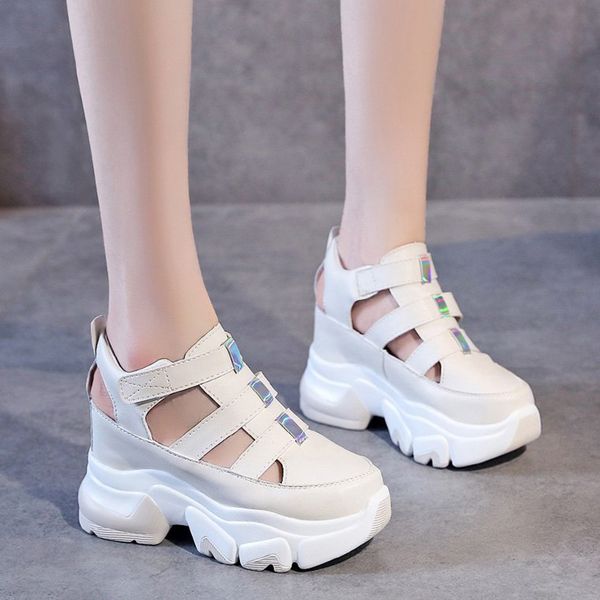 dropshipping summer women platform sneakers sandals round toe hollow out casual shoes woman wedge high heels chunky sandalias, Black
dropshipping summer women platform sneakers sandals round toe hollow out casual shoes woman wedge high heels chunky sandalias, Black