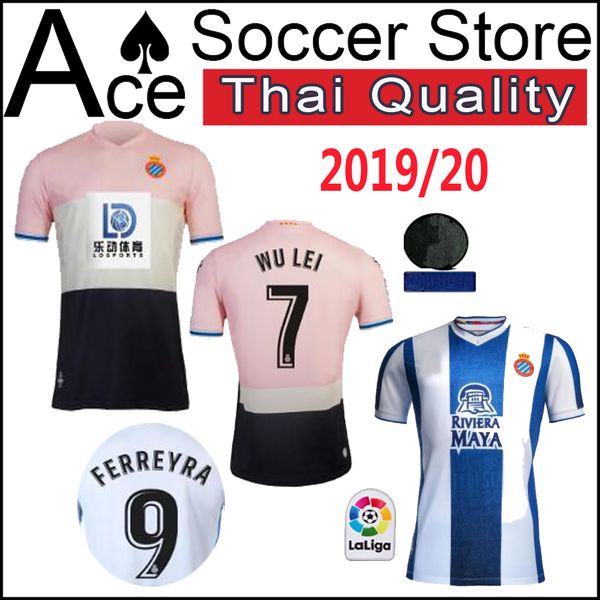 19 20 e panyol third away occer jer ey home wu lei 2019 2020 cami eta de fútbol ferreyra darder david lopez marc roca football hirt, Black;yellow
19 20 e panyol third away occer jer ey home wu lei 2019 2020 cami eta de fútbol ferreyra darder david lopez marc roca football hirt, Black;yellow