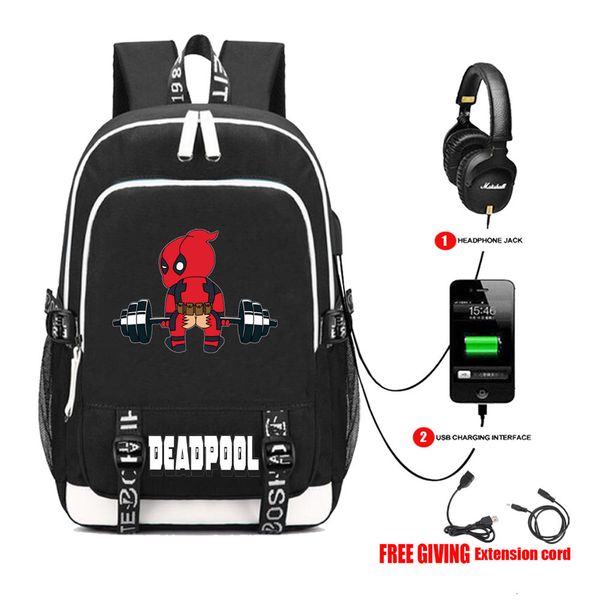 многофункциональный usb зарядка путешествия рюкзак супергероев deadpool рюкзак, подростков мужчины женщин студенческая ранцы 13 стиль
многофункциональный usb зарядка путешествия рюкзак супергероев deadpool рюкзак, подростков мужчины женщин студенческая ранцы 13 стиль