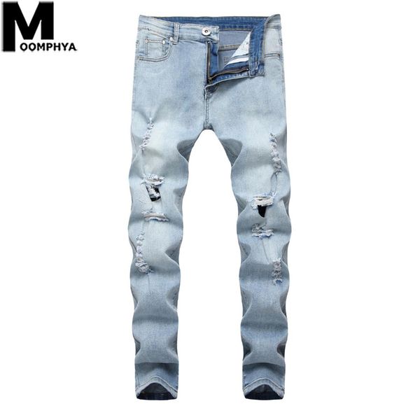 moomphya 2019 new distressed holes denim mens jeans streetwear hip hop ripped skinny jeans men stylish blue men pants
moomphya 2019 new distressed holes denim mens jeans streetwear hip hop ripped skinny jeans men stylish blue men pants