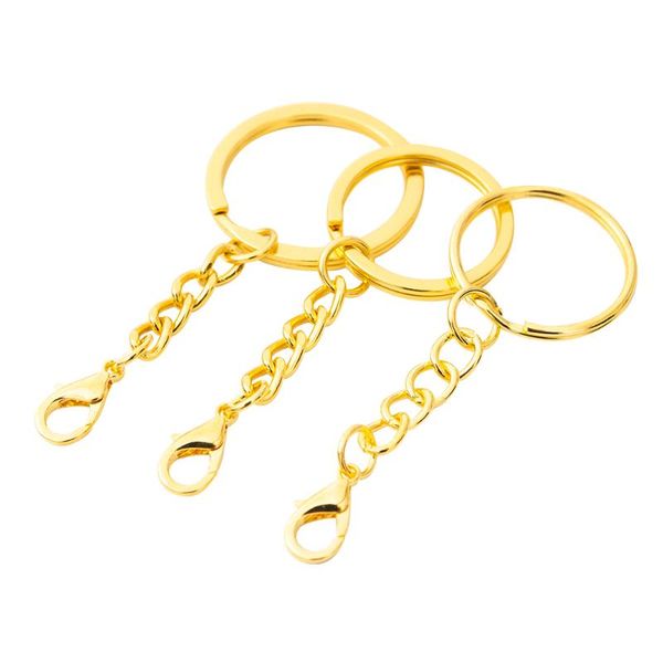 10pcs/lot gold color keychain key ring hang with lobster clasp for jewelry wholesale, Silver
10pcs/lot gold color keychain key ring hang with lobster clasp for jewelry wholesale, Silver