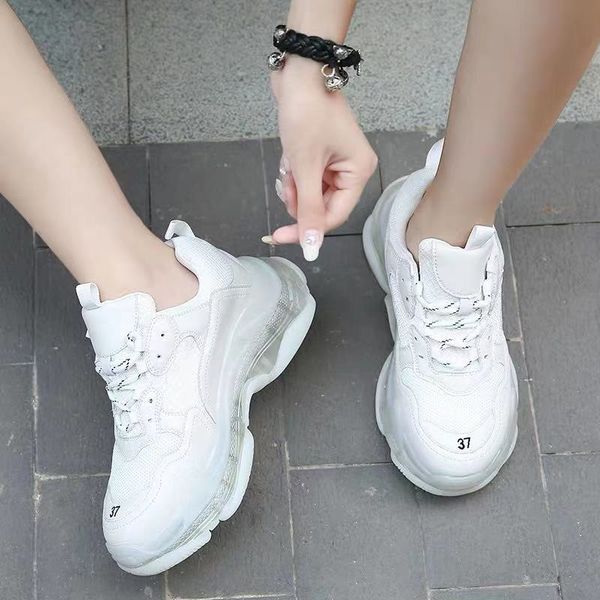 2019 paris triple-s 17fw crystal bottom green luxury dad shoes platform triple s sneakers for mens women vintage kanye old grandpa trainer, Black
2019 paris triple-s 17fw crystal bottom green luxury dad shoes platform triple s sneakers for mens women vintage kanye old grandpa trainer, Black
