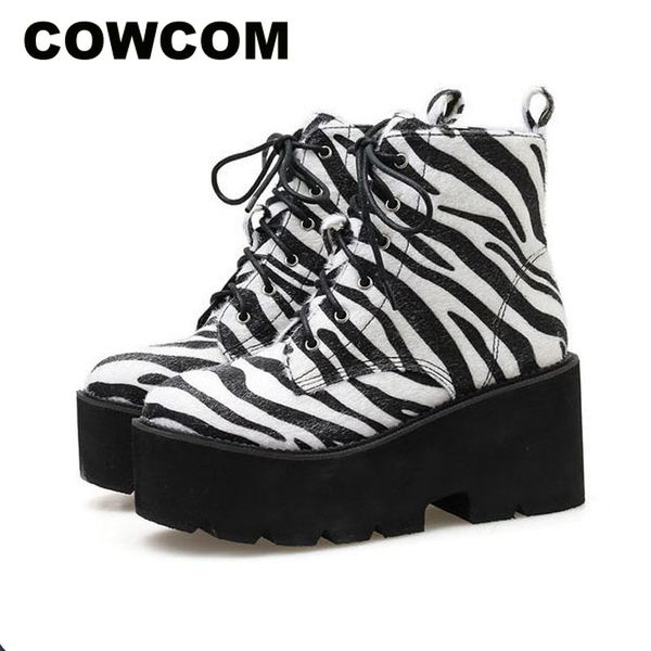 cowcom 2020 women fashion boots boots british zebra text color wedge women shoes thin heels jxq, Black
cowcom 2020 women fashion boots boots british zebra text color wedge women shoes thin heels jxq, Black