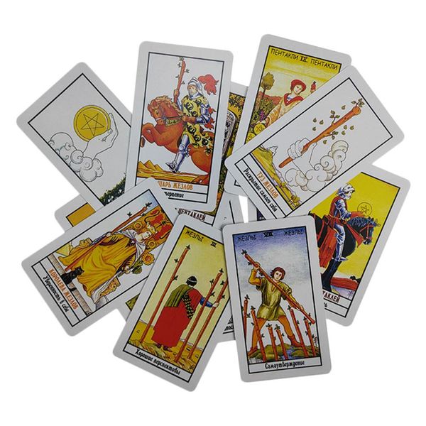 full russian version tarot cards divination fate cards game board games 40mp04
full russian version tarot cards divination fate cards game board games 40mp04