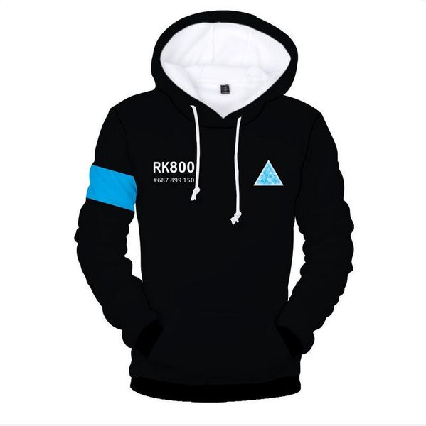 3d printed hoodie game detroit: become human rk800 connor cosplay zip up hooded jacket sweatshirt hoody streatwear coat, Black
3d printed hoodie game detroit: become human rk800 connor cosplay zip up hooded jacket sweatshirt hoody streatwear coat, Black