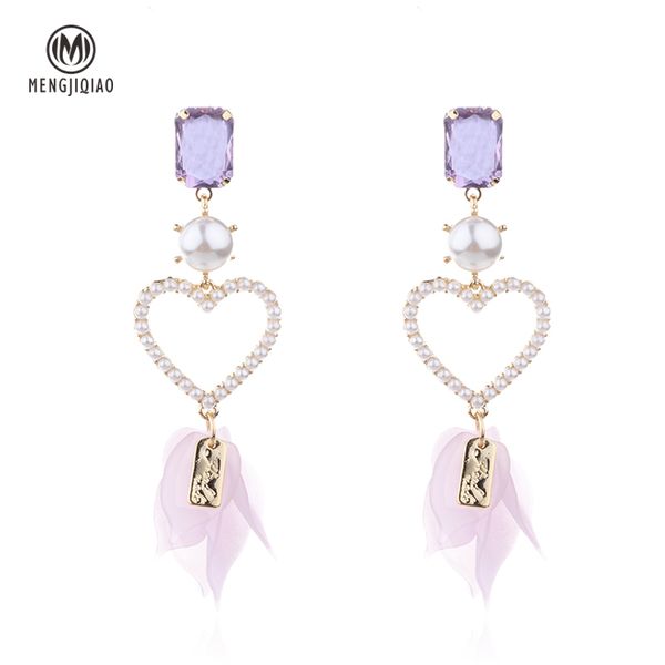 mengjiqiao new korean crystal petal flower drop earrings fashion hollow love heart simulated pearl elegant long pendientes, Golden
mengjiqiao new korean crystal petal flower drop earrings fashion hollow love heart simulated pearl elegant long pendientes, Golden
