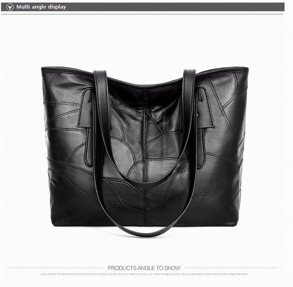 2020 classic black handbag women's large capacity real leather bag sheepskin shouler bag high-capacity crossbody bag
2020 classic black handbag women's large capacity real leather bag sheepskin shouler bag high-capacity crossbody bag