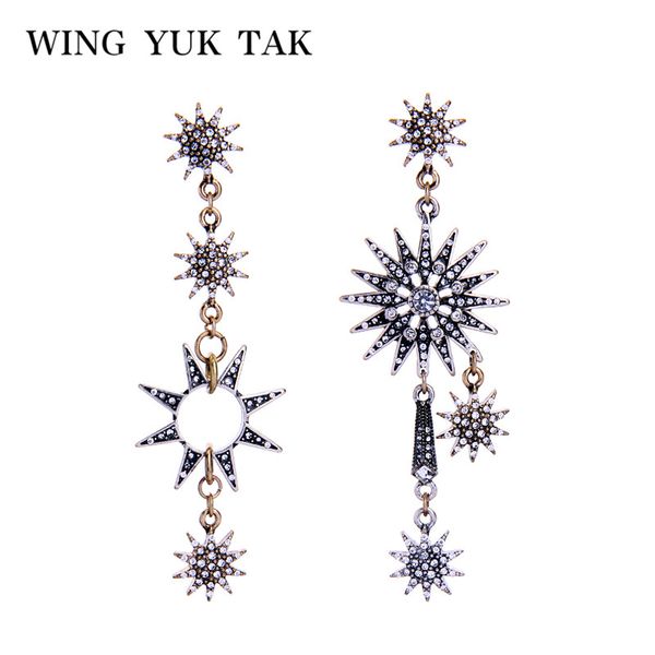 vintage silver color asymmetric rhinestone stars earrings for women long drop earrings statement fashion party jewelry
vintage silver color asymmetric rhinestone stars earrings for women long drop earrings statement fashion party jewelry