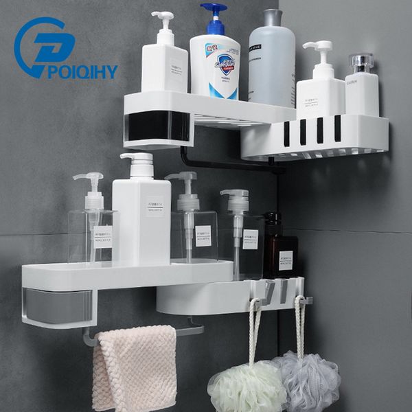white black bathroom/kitchen multifunction shelves 180 rotating with tower bar and hooks wall mounted shower holder accessories
white black bathroom/kitchen multifunction shelves 180 rotating with tower bar and hooks wall mounted shower holder accessories