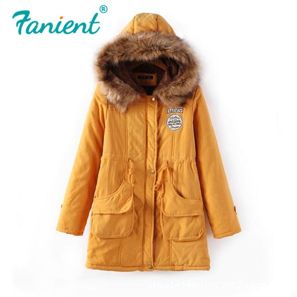 women winter warm coat female autumn hooded cotton fur plus size basic jacket outerwear slim long ladies chaqueta, Black;brown
women winter warm coat female autumn hooded cotton fur plus size basic jacket outerwear slim long ladies chaqueta, Black;brown