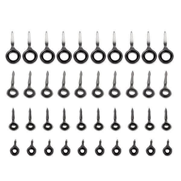 40pcs raft fishing rod guides rings 3# 4# 5# 6# line rings guides tip for ocean sea river fishing rods accessories
40pcs raft fishing rod guides rings 3# 4# 5# 6# line rings guides tip for ocean sea river fishing rods accessories