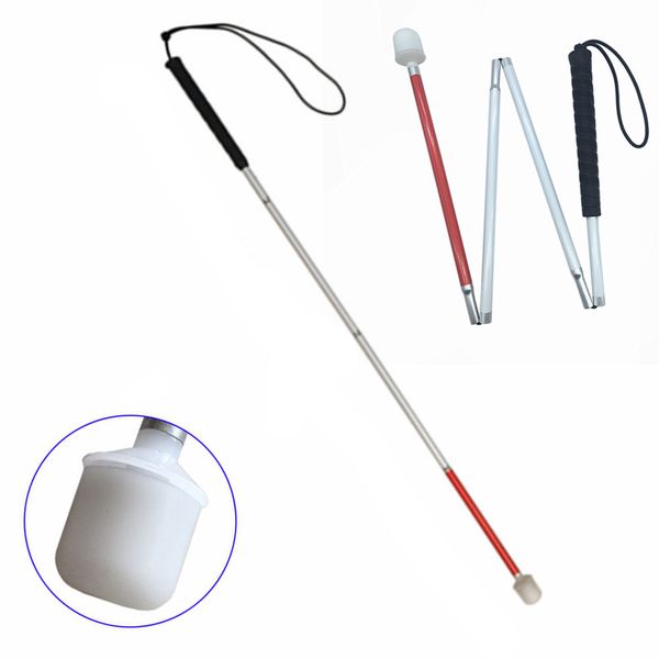 110cm-155cm,black handle, aluminum mobility folding white cane for vision impaired and blind people (folds down 4 sections, Brown;gray
110cm-155cm,black handle, aluminum mobility folding white cane for vision impaired and blind people (folds down 4 sections, Brown;gray