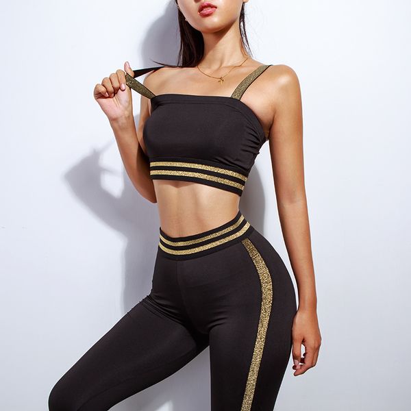 women gym slim running sports sets women bra +long pants high waist yoga set fitness clothing fitness sport suit, White;red
women gym slim running sports sets women bra +long pants high waist yoga set fitness clothing fitness sport suit, White;red