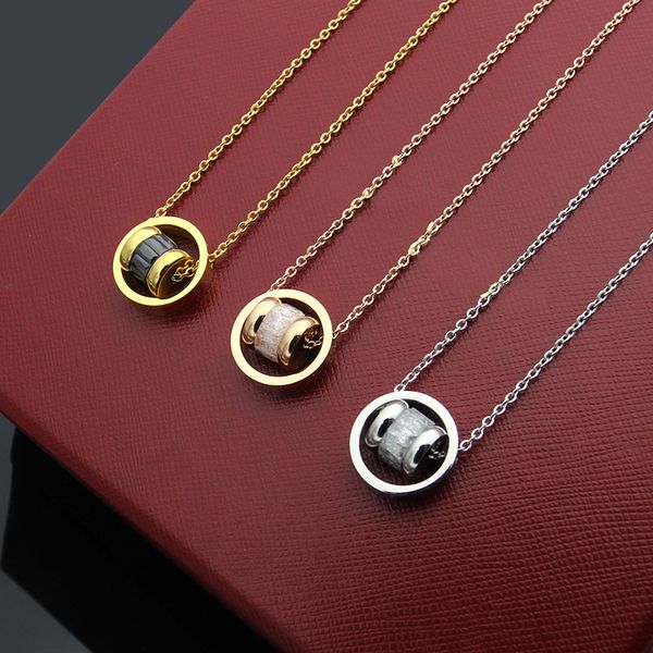new arrive fashion lady 316l titanium steel 18k plated gold necklaces with three color stone screw thread pendant engagement 3 color, Silver
new arrive fashion lady 316l titanium steel 18k plated gold necklaces with three color stone screw thread pendant engagement 3 color, Silver