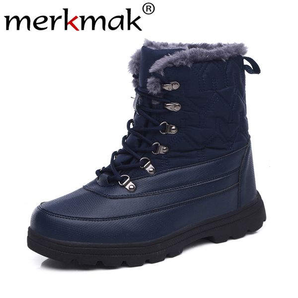 merkmak new winter leather men high boots warm soft cotton men shoes fashion big size snow boots non-slip work, Black
merkmak new winter leather men high boots warm soft cotton men shoes fashion big size snow boots non-slip work, Black