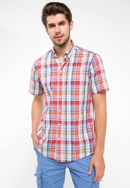 defacto men summer woven short sleeve shirts casual plaid shirts male red grid shirt cloth i7814az18smrd283-i7814az18sm, White;black
defacto men summer woven short sleeve shirts casual plaid shirts male red grid shirt cloth i7814az18smrd283-i7814az18sm, White;black