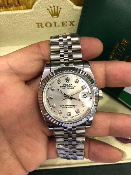 with original box mens new ii diamond dial two tone datejust 116333 126334 116300 asia 2813 movement mechanical men's automatic watches, Slivery;brown
with original box mens new ii diamond dial two tone datejust 116333 126334 116300 asia 2813 movement mechanical men's automatic watches, Slivery;brown