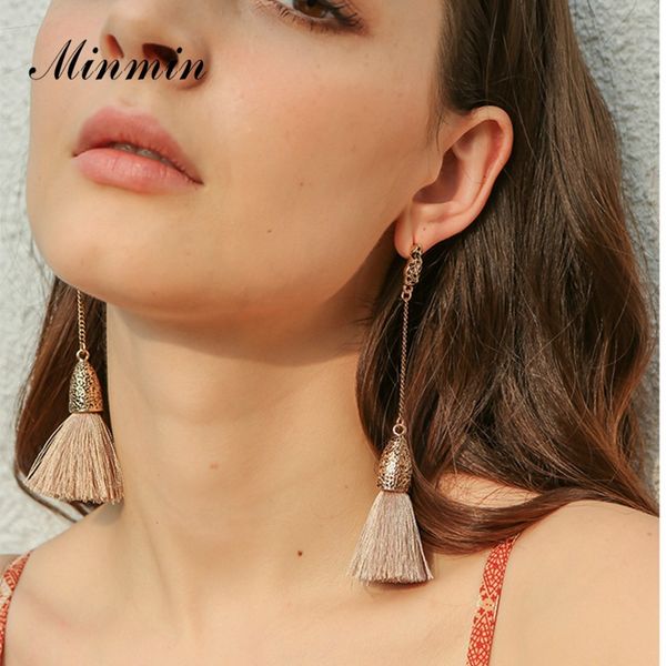 minmin za vintage long dangle tassel earrings for women 2019 ethnic metal chain handmade fringe earrings fashion jewelry meh1348, Golden
minmin za vintage long dangle tassel earrings for women 2019 ethnic metal chain handmade fringe earrings fashion jewelry meh1348, Golden