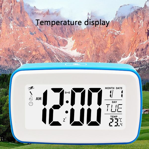 led digital desk alarm clock smart battery operated bedroom touch control night light simple silent non ticking snooze function
led digital desk alarm clock smart battery operated bedroom touch control night light simple silent non ticking snooze function