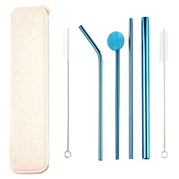 1set metal stainless steel straw spoon set box milk drink straw spoon set drinking straws bar accessories
1set metal stainless steel straw spoon set box milk drink straw spoon set drinking straws bar accessories