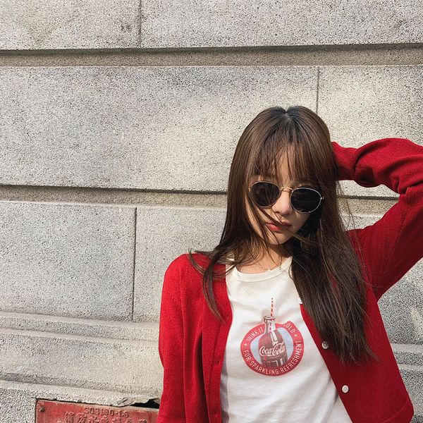 sydney life fashionable was a small face round sunglasses ins retro street chao wang red sun glasses womens personality, White;black
sydney life fashionable was a small face round sunglasses ins retro street chao wang red sun glasses womens personality, White;black