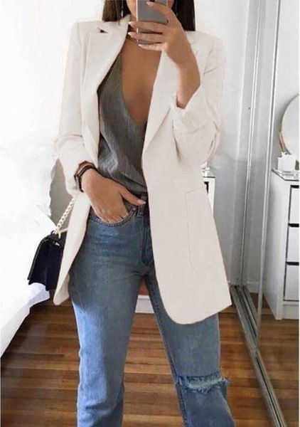 2019 europe and the united states explosion models fashion lapel slim cardigan temperament suit jacket women, Black;brown
2019 europe and the united states explosion models fashion lapel slim cardigan temperament suit jacket women, Black;brown