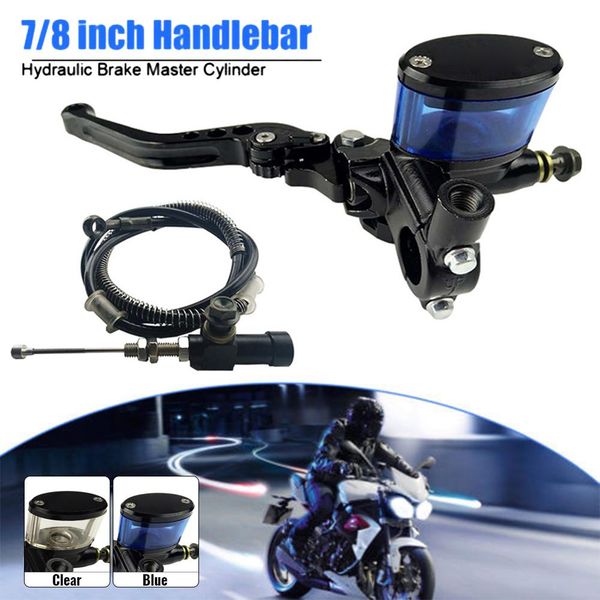 7/8" 22mm motorcycle cnc hydraulic clutch kit lever master cylinder knitting oil hose 125 ~ 250cc
7/8" 22mm motorcycle cnc hydraulic clutch kit lever master cylinder knitting oil hose 125 ~ 250cc