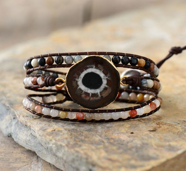 dropshipping wrap bracelets natural stones sun japser charm 3 layers leather rope bracelet boho bracelet homme, Golden;silver
dropshipping wrap bracelets natural stones sun japser charm 3 layers leather rope bracelet boho bracelet homme, Golden;silver
