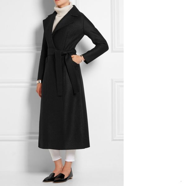 new fashion 2019 fall winter black simple wool maxi long coat women notched lapel robe overcoat manteau femme
new fashion 2019 fall winter black simple wool maxi long coat women notched lapel robe overcoat manteau femme