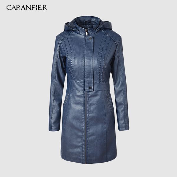 2019 winter women pu leather jacket waterproof hooded trench zipper thick velvet fur lined leather jackets female, Black
2019 winter women pu leather jacket waterproof hooded trench zipper thick velvet fur lined leather jackets female, Black