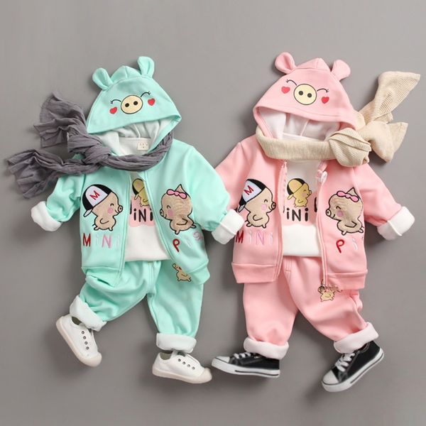 baby girl long sleeve thicken cartoon pig print t-shirt autumn hoodie sweatshirt trousers casual outfits, White
baby girl long sleeve thicken cartoon pig print t-shirt autumn hoodie sweatshirt trousers casual outfits, White