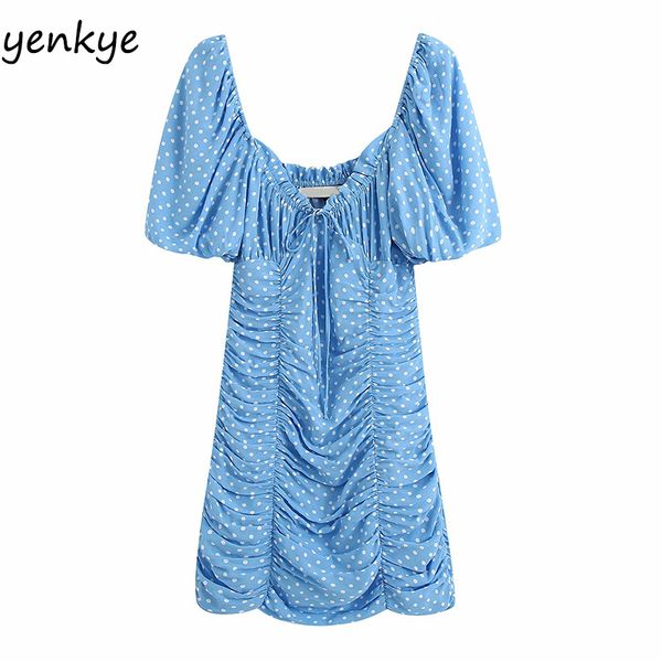 vintage polka dot draped bodycon dress women v neck lantern sleeve mini dress summer romantic party dresses vestidos mujer, Black;gray
vintage polka dot draped bodycon dress women v neck lantern sleeve mini dress summer romantic party dresses vestidos mujer, Black;gray
