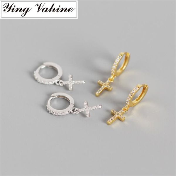 ying vahine 100% 925 sterling silver sparkling and shiny zircons cross pendant stud earrings for women, Golden
ying vahine 100% 925 sterling silver sparkling and shiny zircons cross pendant stud earrings for women, Golden