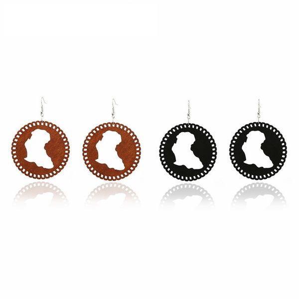 2colors round wooden earrings hollow out african maps handmade wood pendant earring diy hook eardrop women lady jewelry designer gifts, Silver
2colors round wooden earrings hollow out african maps handmade wood pendant earring diy hook eardrop women lady jewelry designer gifts, Silver