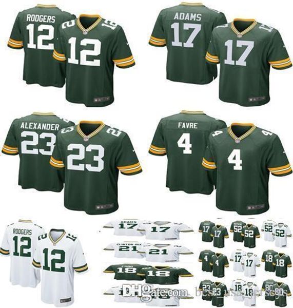 Men 039 women kid green bay jer ey packer 80 graham 12 aaron rodger 23 jaire alexander favre 17 davante adam 52 clay matthew jer e
Men 039 women kid green bay jer ey packer 80 graham 12 aaron rodger 23 jaire alexander favre 17 davante adam 52 clay matthew jer e