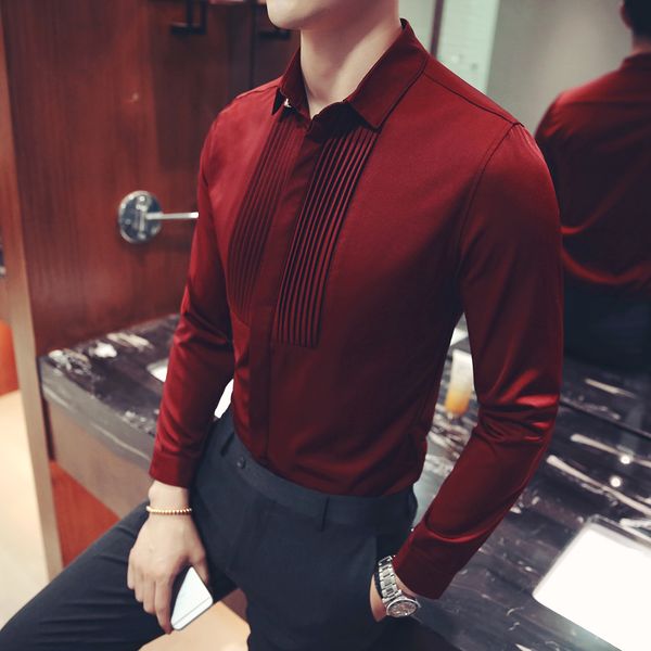 2019 brand-clothing fashion men autumn high-grade pure cotton long sleeve shirts/male lapel slim business dress shirt s-5xl, White;black
2019 brand-clothing fashion men autumn high-grade pure cotton long sleeve shirts/male lapel slim business dress shirt s-5xl, White;black