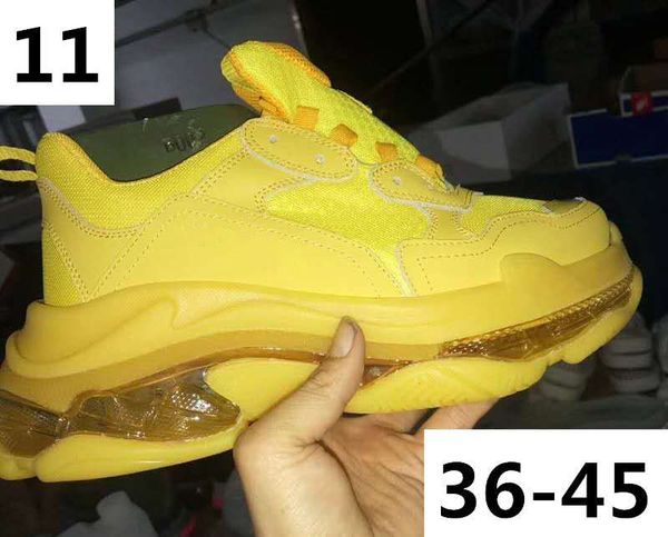 Triple S Sneaker Mens Casual Shoes Women Triple S Clear Sole Sneaker Designer Pure Yellow Lace-Up Platform Shoes Mesh Oversized Triple S
Triple S Sneaker Mens Casual Shoes Women Triple S Clear Sole Sneaker Designer Pure Yellow Lace-Up Platform Shoes Mesh Oversized Triple S