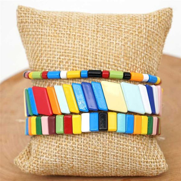 beaded, strands 2021 alloy bracelet set diy jewelry bracel tile beads suit fashion ins boho trend, Black
beaded, strands 2021 alloy bracelet set diy jewelry bracel tile beads suit fashion ins boho trend, Black