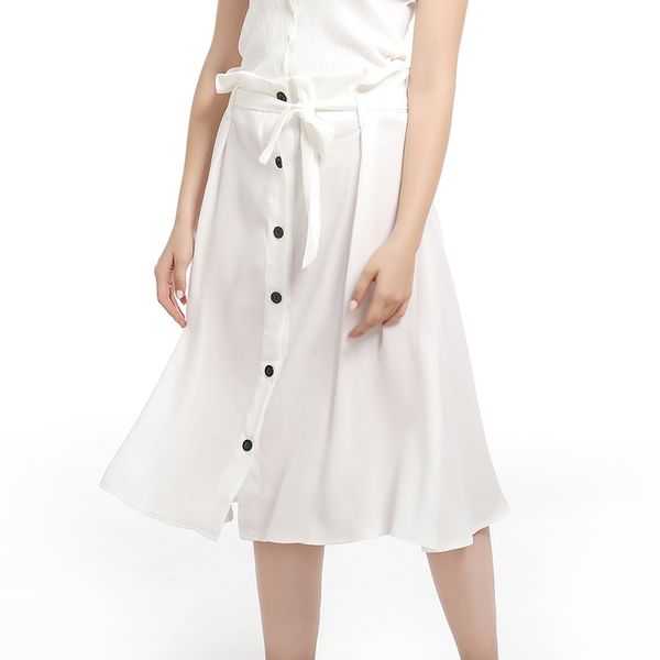 wholesale-fashion casual sling solid color buttoned knee-length skirts feminino robe femme, Black
wholesale-fashion casual sling solid color buttoned knee-length skirts feminino robe femme, Black