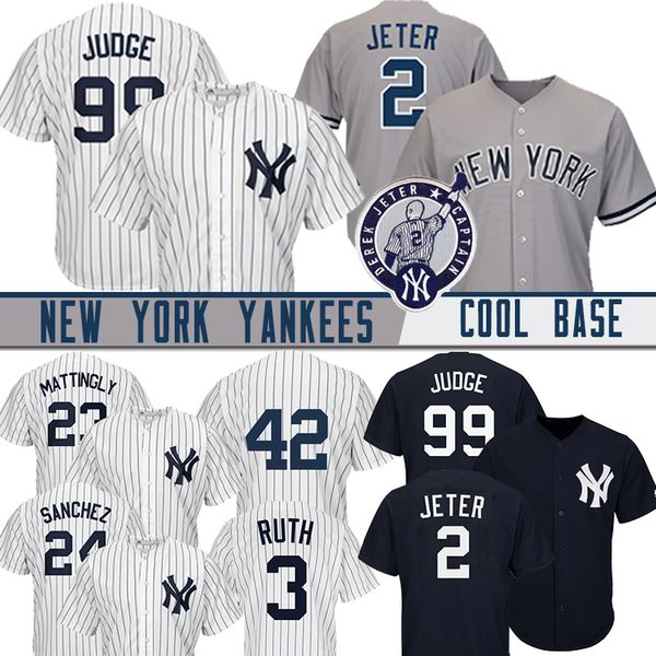 99 Aaron Judge Yankees Baseball Jerseys 2 Derek Jeter 23 Don Mattingly 27 Giancarlo Stanton GLEYBER TORRES 42 Mariano Rivera Gary Sanchez
99 Aaron Judge Yankees Baseball Jerseys 2 Derek Jeter 23 Don Mattingly 27 Giancarlo Stanton GLEYBER TORRES 42 Mariano Rivera Gary Sanchez