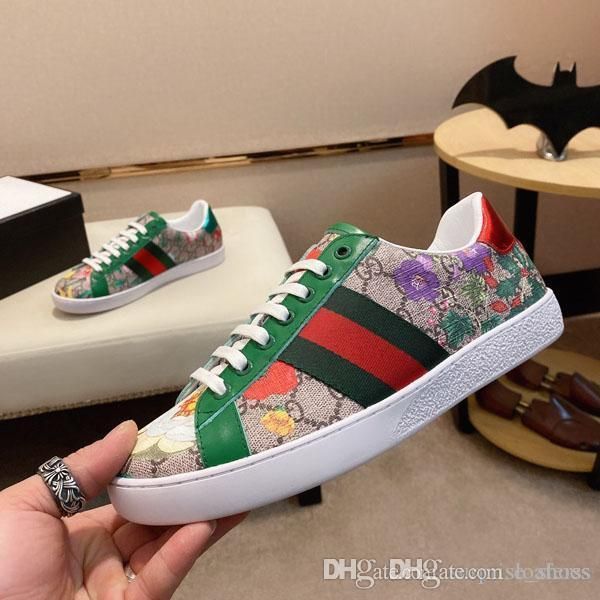men's running shoes luxury leather print casual shoes striped snake bee flower sports flat training sneakers, Black
men's running shoes luxury leather print casual shoes striped snake bee flower sports flat training sneakers, Black