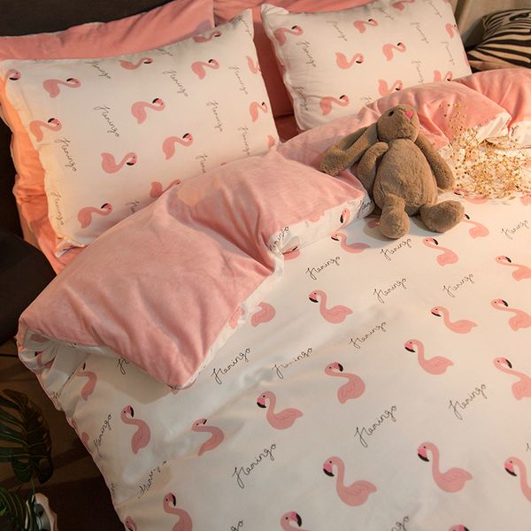 coral fleece four cotton bedding cotton flannel bed sheet three-piece fairy short fiber quilt cover winter
coral fleece four cotton bedding cotton flannel bed sheet three-piece fairy short fiber quilt cover winter